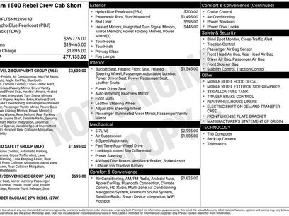 Used 2022 RAM 1500 Rebel w/ Rebel Level 2 Equipment Group