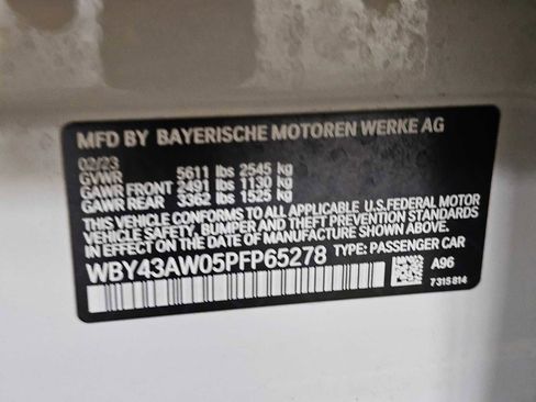 Certified 2023 BMW i4 eDrive35 w/ Premium Package RWD image 34