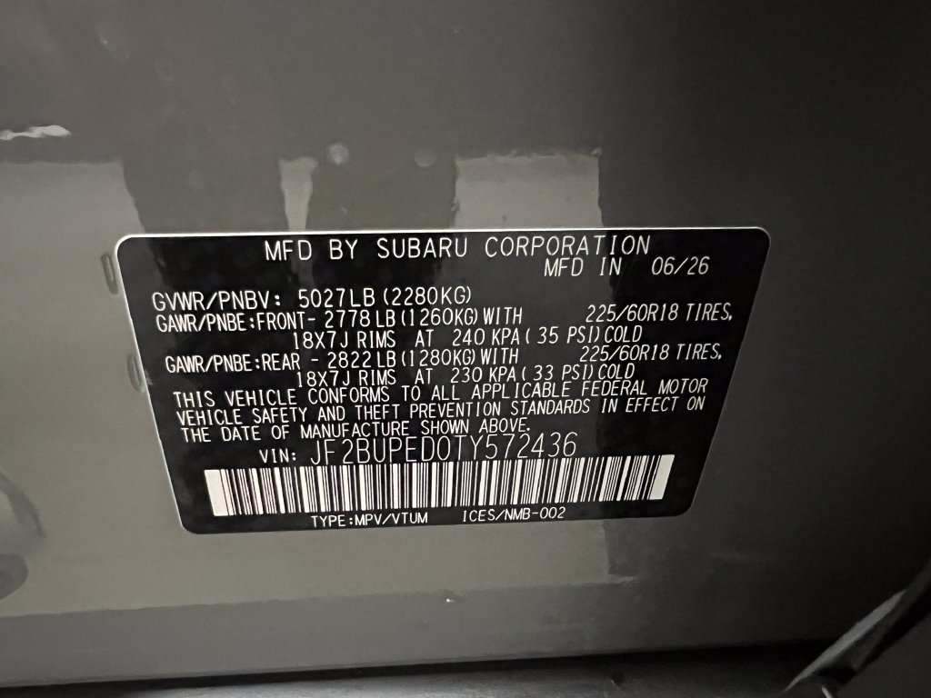 New 2026 Subaru Outback Touring AWD/4WD image 31