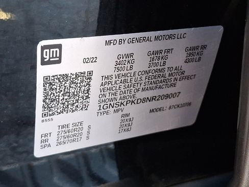 Certified 2022 Chevrolet Tahoe Z71 image 29