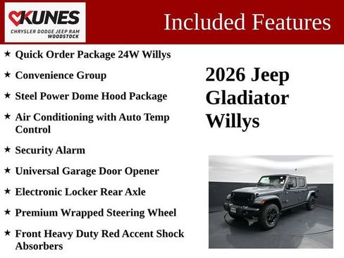 New 2026 Jeep Gladiator Sport AWD/4WD image 3