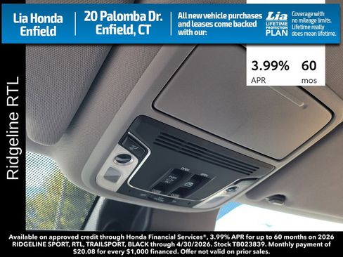 New 2026 Honda Ridgeline RTL image 28
