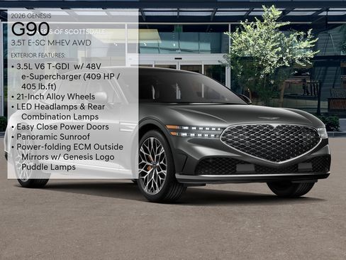 New 2026 Genesis G90 3.5T AWD/4WD image 3
