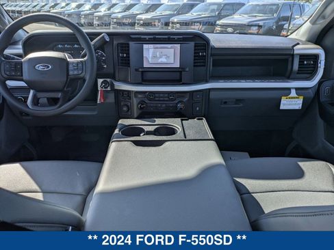 New 2024 Ford F550 4x4 Regular Cab Super Duty w/ XL Chrome Package image 13