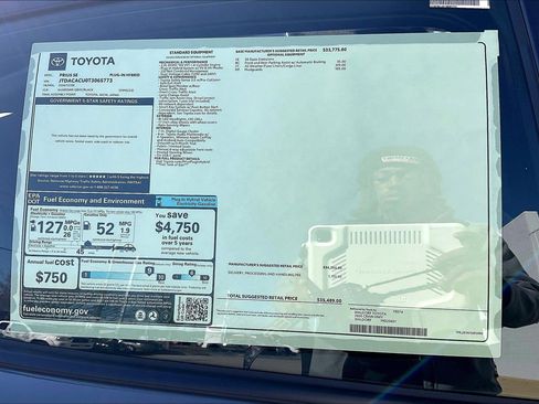 New 2026 Toyota Prius SE image 18