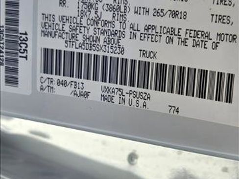 Certified 2025 Toyota Tundra SR5 image 24