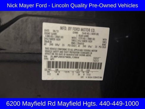 Used 2021 Lincoln Nautilus Reserve image 29