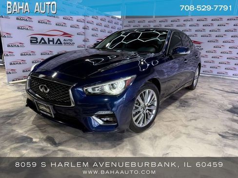 Used 2023 INFINITI Q50 Luxe w/ Cargo Package image 1