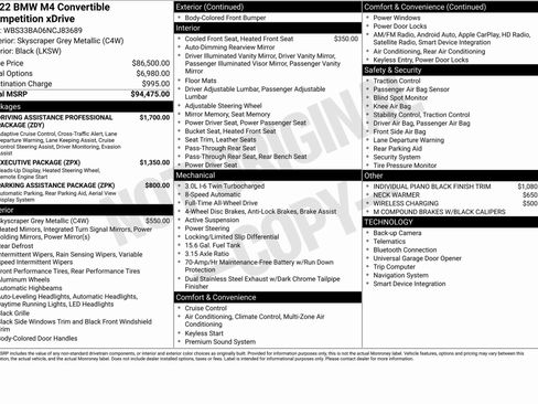 Used 2022 BMW M4 xDrive Competition image 4