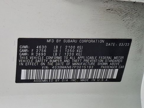 Certified 2023 Subaru Legacy Limited image 30