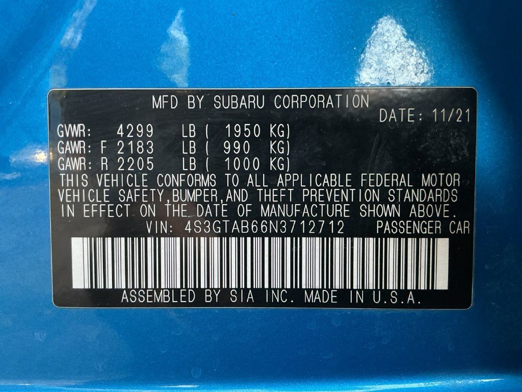 Used 2022 Subaru Impreza 2.0i AWD/4WD image 24