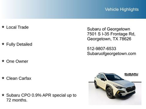 Certified 2025 Subaru Crosstrek 2.5i Sport w/ Crosstrek Mirror Package image 11