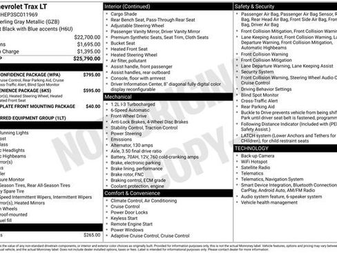 Used 2025 Chevrolet Trax LT w/ Driver Confidence Package FWD image 2
