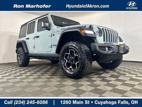Used 2023 Jeep Wrangler Unlimited Rubicon 4xe w/ Cold Weather Group AWD/4WD image 1