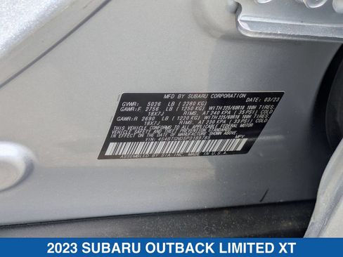 Certified 2023 Subaru Outback Limited XT AWD/4WD image 40