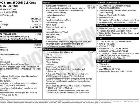 Used 2005 GMC Sierra 2500 SLE w/ Skid Plate Package image 6