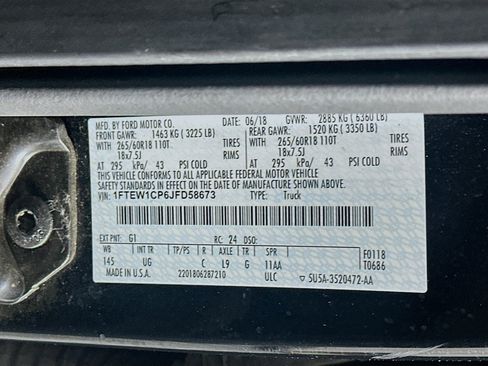 Used 2018 Ford F150 XLT w/ Equipment Group 302A Luxury RWD image 12