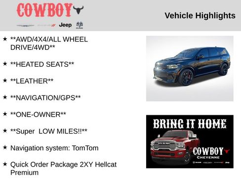 Used 2024 Dodge Durango SRT Hellcat image 2