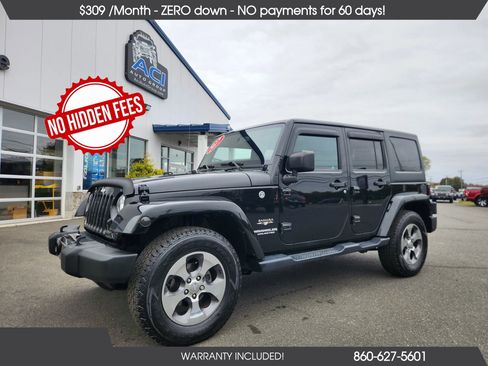 Used 2017 Jeep Wrangler Unlimited Sahara w/ Connectivity Group image 1