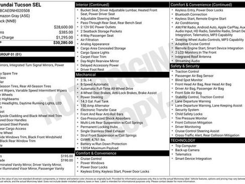 Used 2022 Hyundai Tucson SEL AWD/4WD image 12