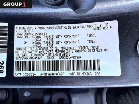 Certified 2019 Toyota Tacoma SR5 image 36