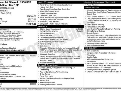 New 2026 Chevrolet Silverado 1500 RST AWD/4WD image 3