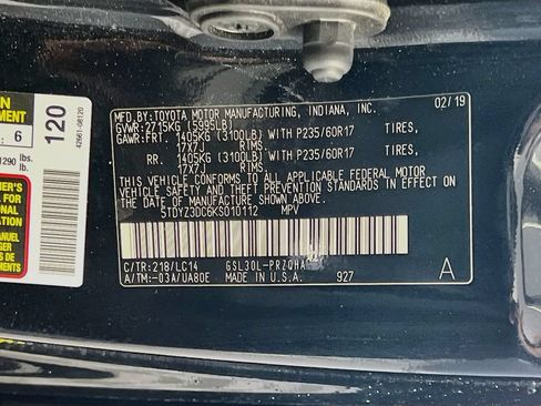 Used 2019 Toyota Sienna XLE FWD image 13