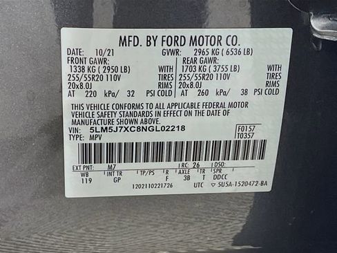 Used 2022 Lincoln Aviator Reserve w/ Elements Package Plus image 36