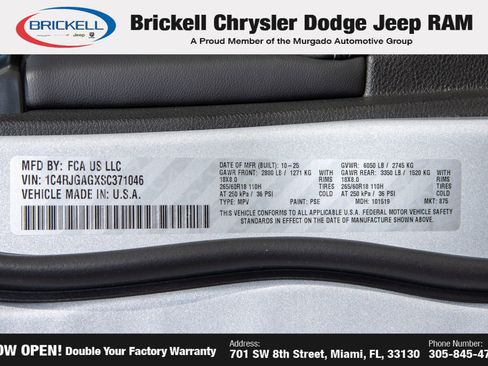 New 2025 Jeep Grand Cherokee Altitude image 35