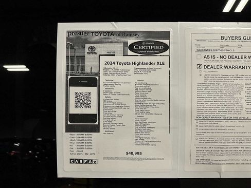 Certified 2024 Toyota Highlander XLE AWD/4WD image 13