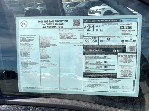 New 2026 Nissan Frontier SV image 12
