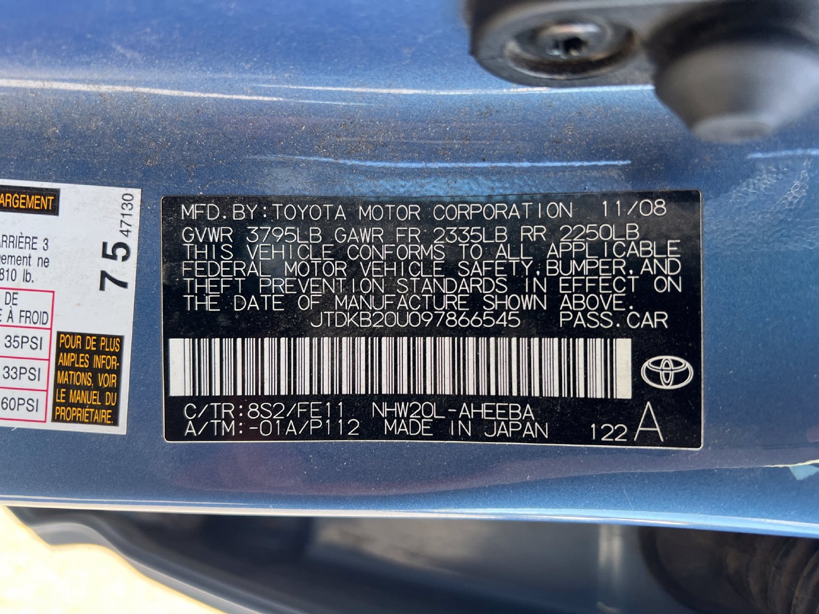 Used 2009 Toyota Prius FWD image 2