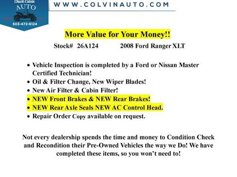 Used 2008 Ford Ranger XLT AWD/4WD image 6