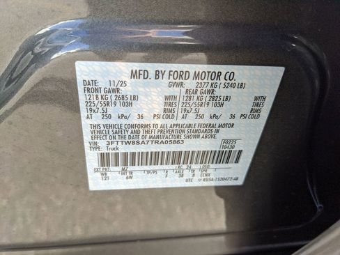 New 2026 Ford Maverick Lariat w/ Black Appearance Package image 35