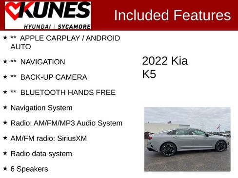 Used 2022 Kia K5 GT-Line FWD image 2