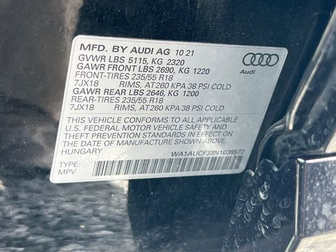 Used 2022 Audi Q3 2.0T Premium w/ Convenience Package image 30