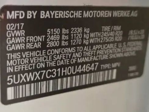 Used 2017 BMW X3 xDrive35i image 55