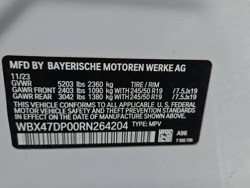 Certified 2024 BMW X3 sDrive30i w/ Premium Package w/ZPA image 27