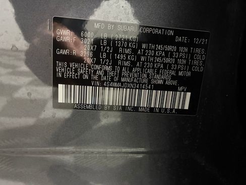 Used 2022 Subaru Ascent Onyx Edition image 22