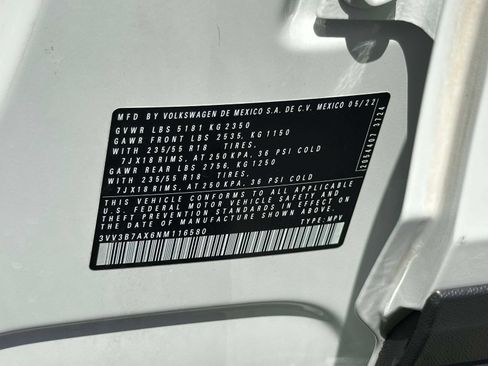 Certified 2022 Volkswagen Tiguan SE FWD image 26