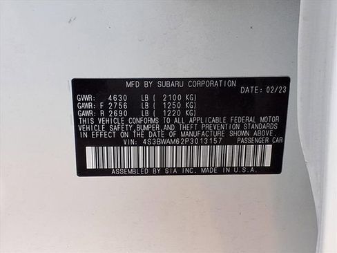 Certified 2023 Subaru Legacy Limited w/ Tech Package 2 image 8