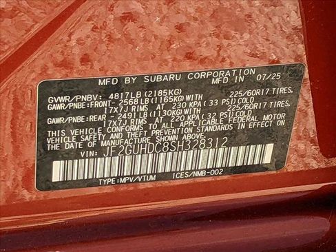 New 2025 Subaru Crosstrek 2.5i Premium image 16