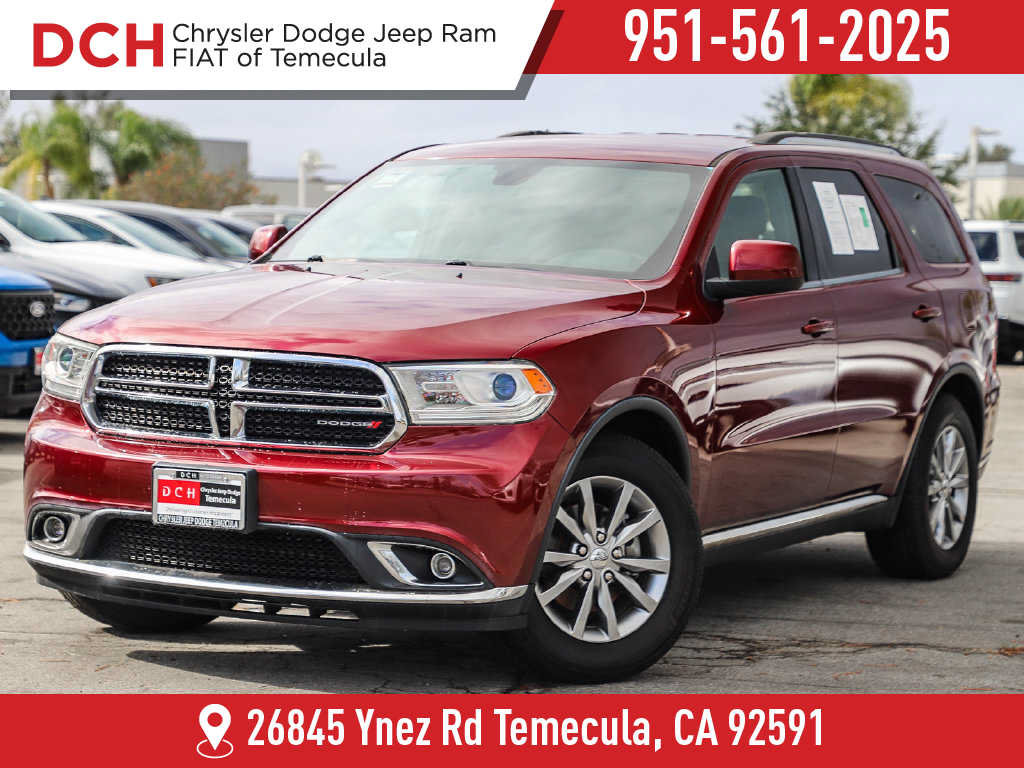 Certified 2018 Dodge Durango SXT w/ Quick Order Package 2BB RWD image 1