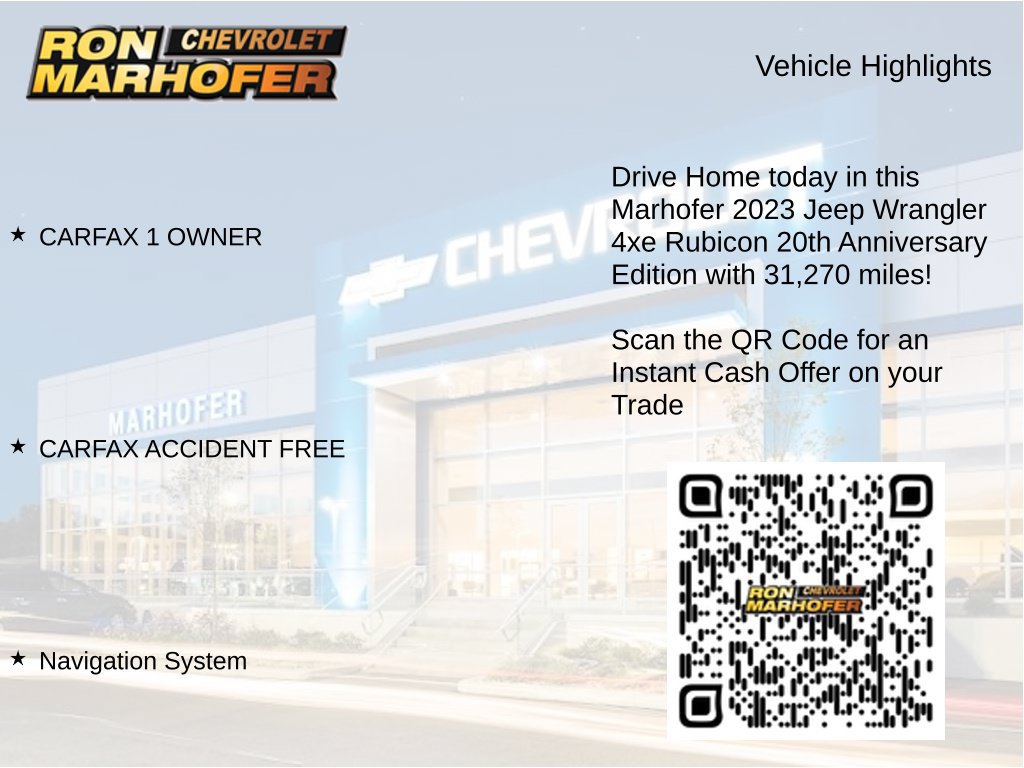 Used 2023 Jeep Wrangler Unlimited Rubicon 4xe AWD/4WD image 15