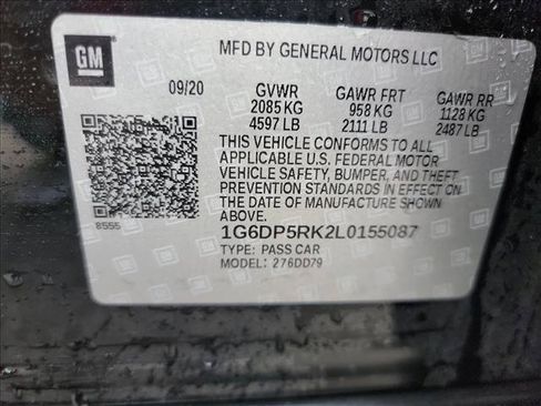 Used 2020 Cadillac CT5 Sport w/ Driver Awareness Plus Package RWD image 23