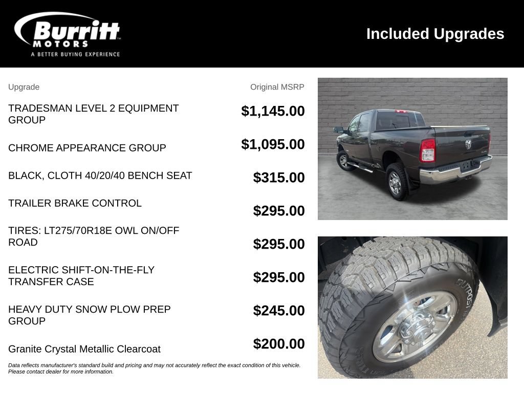 Used 2021 RAM 2500 Tradesman AWD/4WD image 3