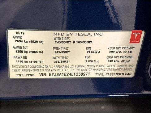 Used 2020 Tesla Model S Long Range image 35