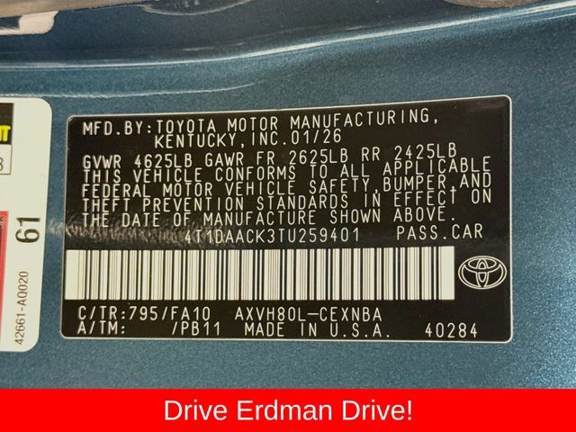 Used 2026 Toyota Camry LE FWD image 32