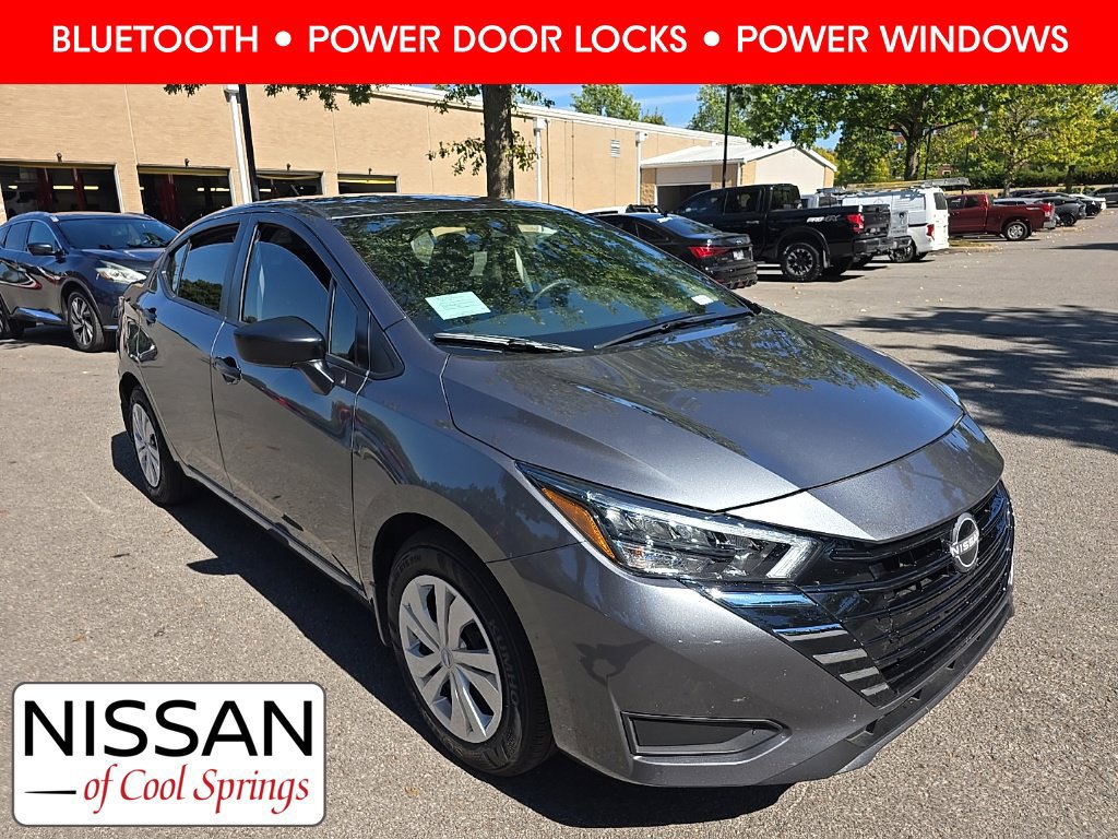 Certified 2025 Nissan Versa S w/ Trunk Package FWD image 1