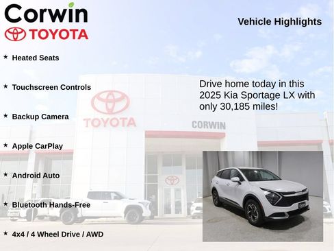 Used 2025 Kia Sportage LX AWD/4WD image 6